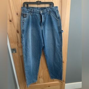 Men’s Cinch relaxed carpenter style jeans. Size 34”x32”